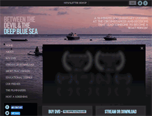 Tablet Screenshot of deepblueseafilm.com